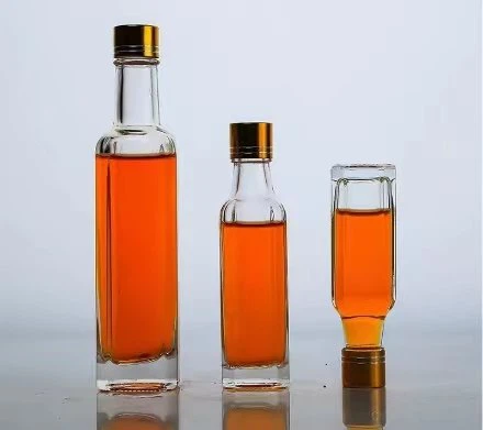 Square Olive Oil Glass Bottle