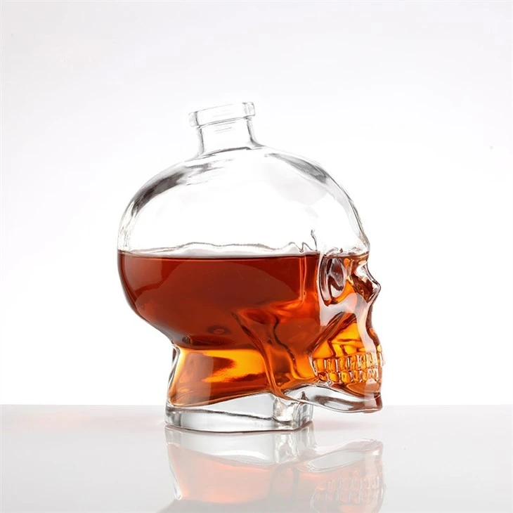750ml Skull Liquor Glass