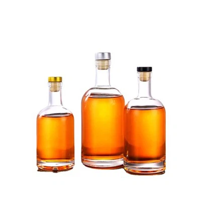 750 ml prozorna steklenica za vino z vodko