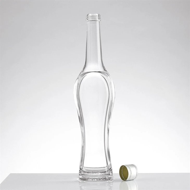 Whiskey Glass Bottle With Screw Cap