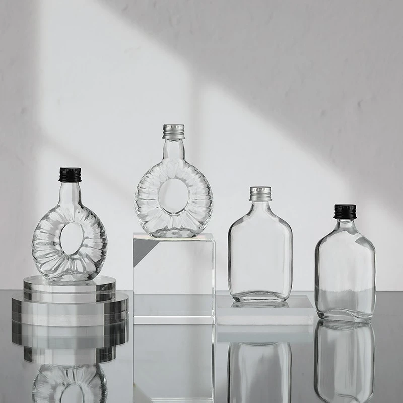 Crystal Glass Alcohol Bottle For Whiskey