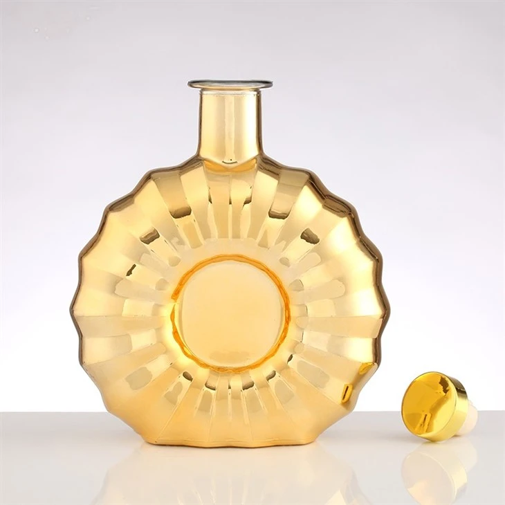 Wholesale Electroplated Brandy Bottle 500ML